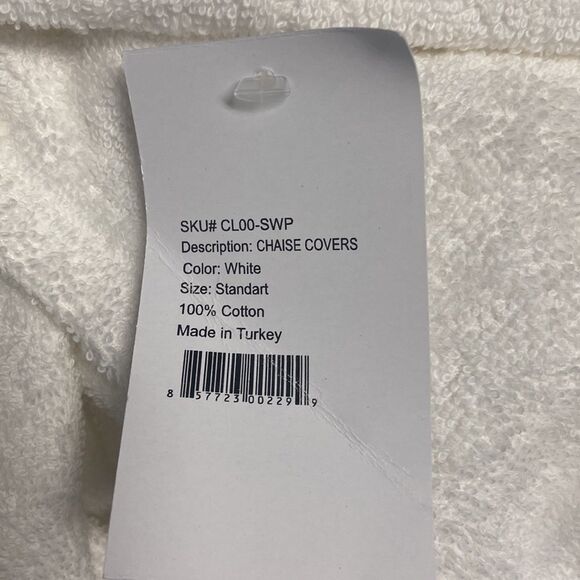 Linum Home Textiles Personalized Standard Chaise Lounge Cover,with side Pocket K - Picture 3 of 4